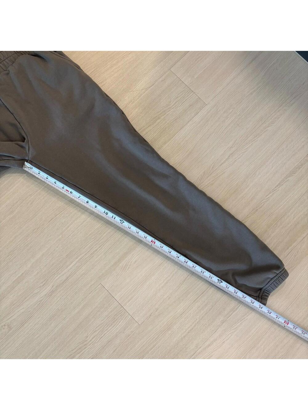 Popflex Fold Over Sweatpants Grey Womens Size L Gym Lounge Athleisure Joggers - Picture 7 of 7